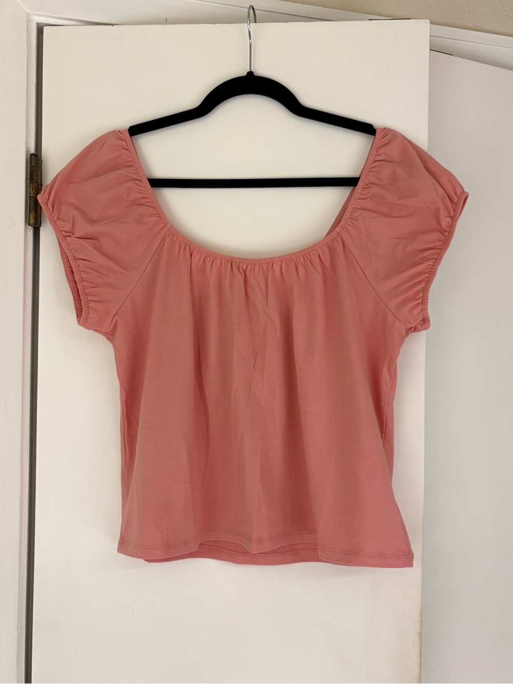 Torrid Lovesick Bubble Sleeve Top Rosette Pink Sz 1X NWT
